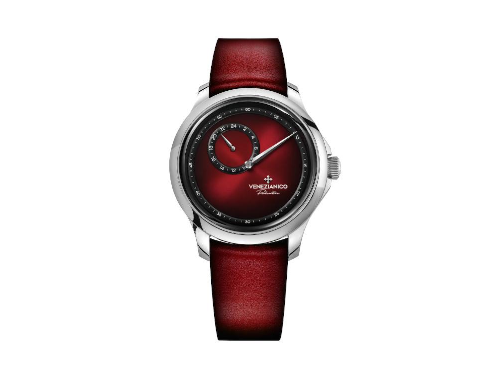 Venezianico Redentore Enigma Automatic Watch, 40 mm, Red, 1221573