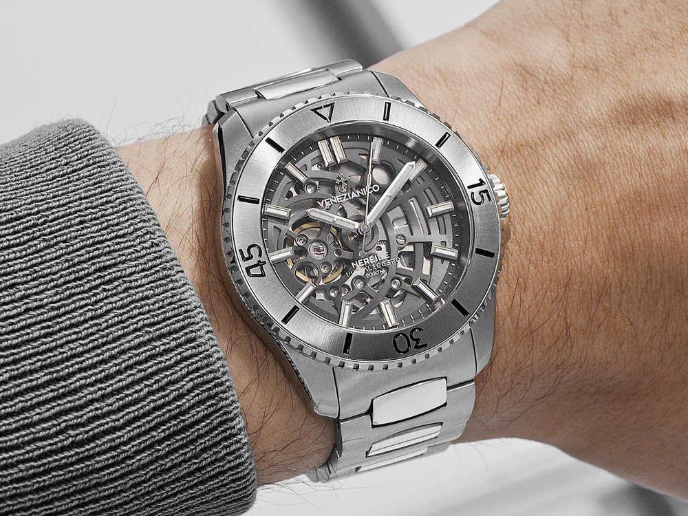 Venezianico Nereide Ultraleggero Automatic Watch 42 mm, Grey, 3921508C