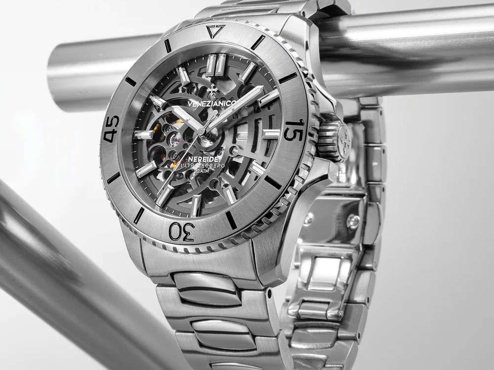 Venezianico Nereide Ultraleggero Automatic Watch 42 mm, Grey, 3921508C