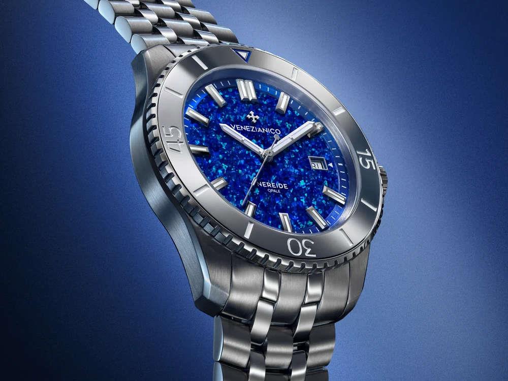 Venezianico Nereide Opale Blu Automatic Watch, 42 mm, Limited Edition
