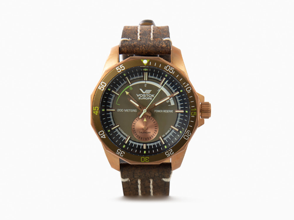Vostok Europe Rocket N-1 Automatic Watch, Bronze, Green, 46mm, NE57-225O565