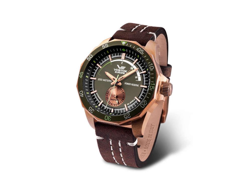 Vostok Europe Rocket N-1 Automatic Watch, Bronze, Green, 46mm, NE57-225O565