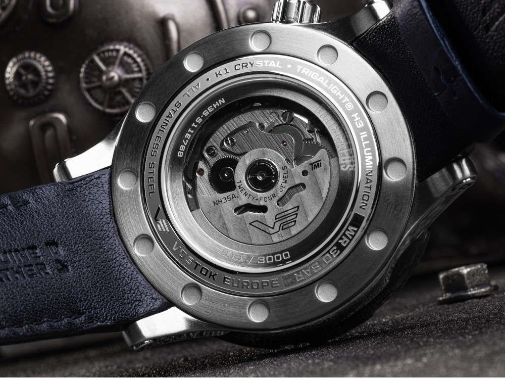 Vostok Europe Batiscafos Automatic Watch, Blue, 49.7 mm, NH35-511E768-L-BL