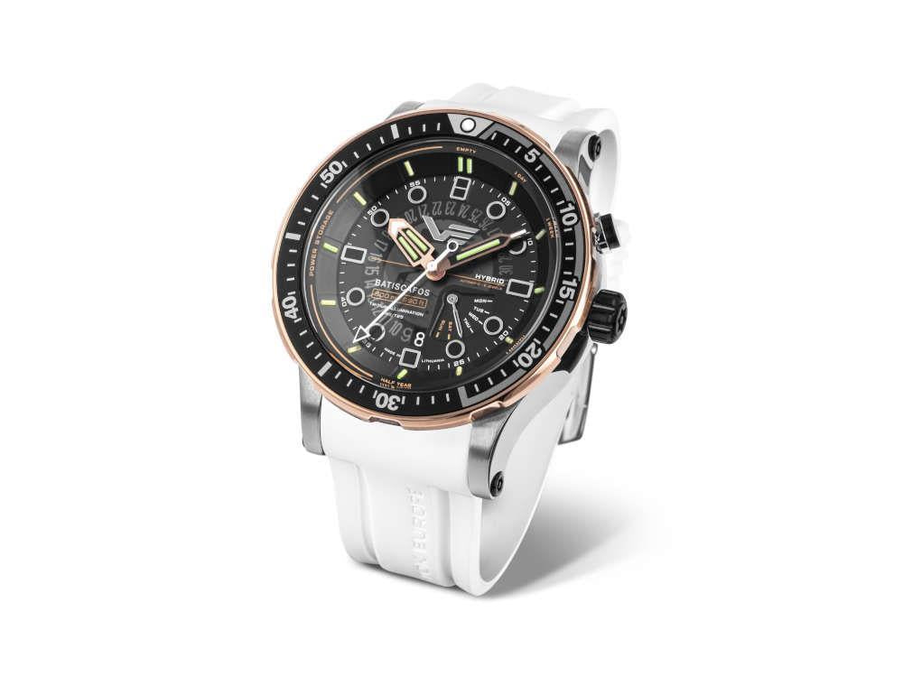 Vostok Europe Batiscafos Quartz Watch, Black, 49.7 mm, PX84-511E769-L-BK