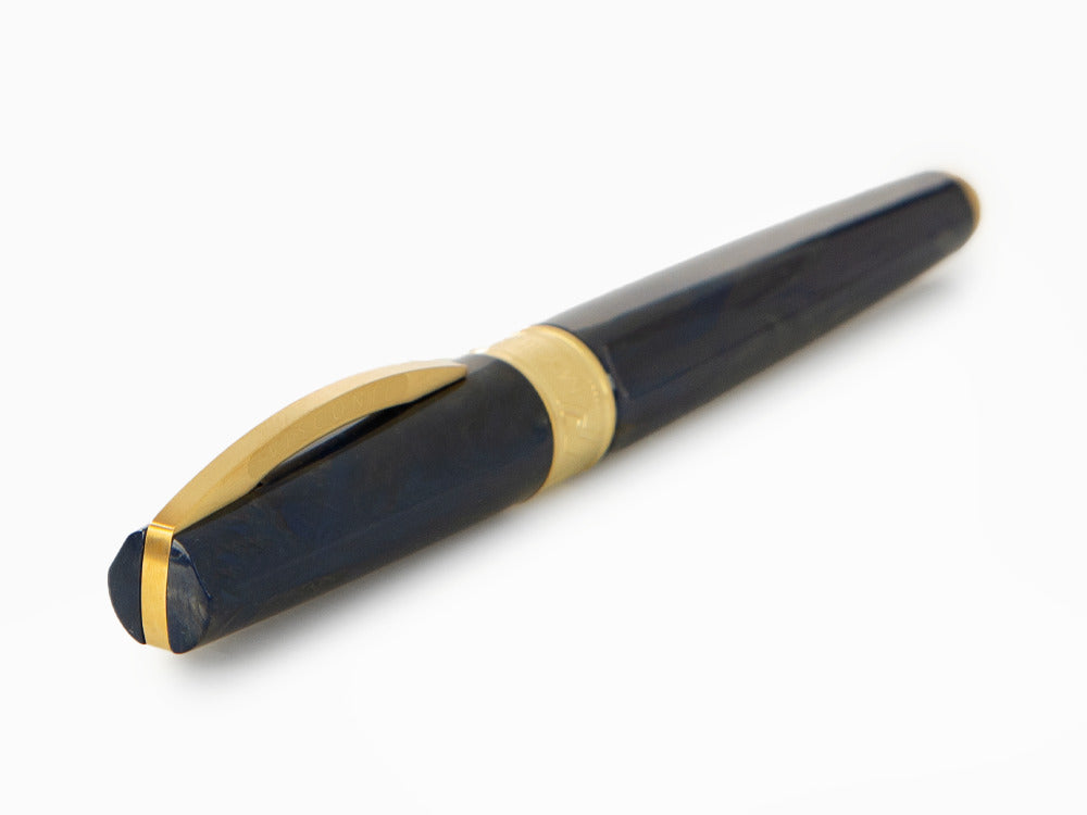 Visconti Mirage Mythos Zeus Fountain Pen, Blue, Gold plated, KP07-09-FP