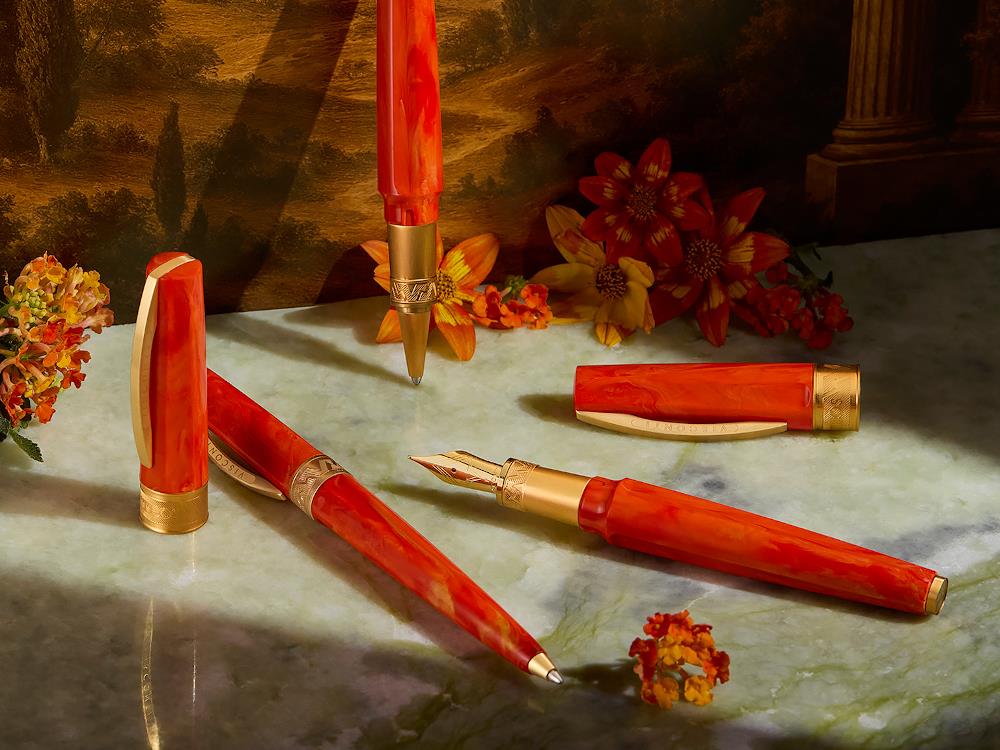 Visconti Mirage Mythos Demeter Ballpoint pen, Resin, Orange, KP07-20-BP