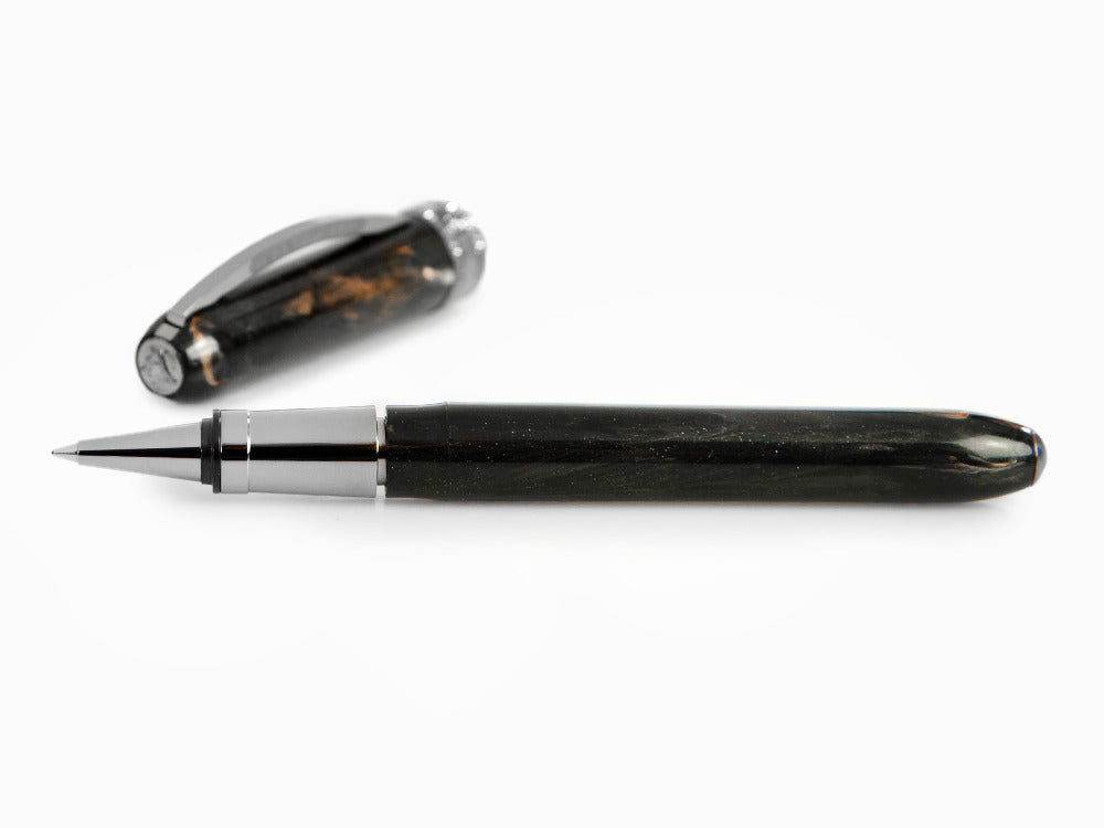 Visconti Rembrandt-S Black Rollerball pen, Resin, Ruthenium trim, KP10-27-RB