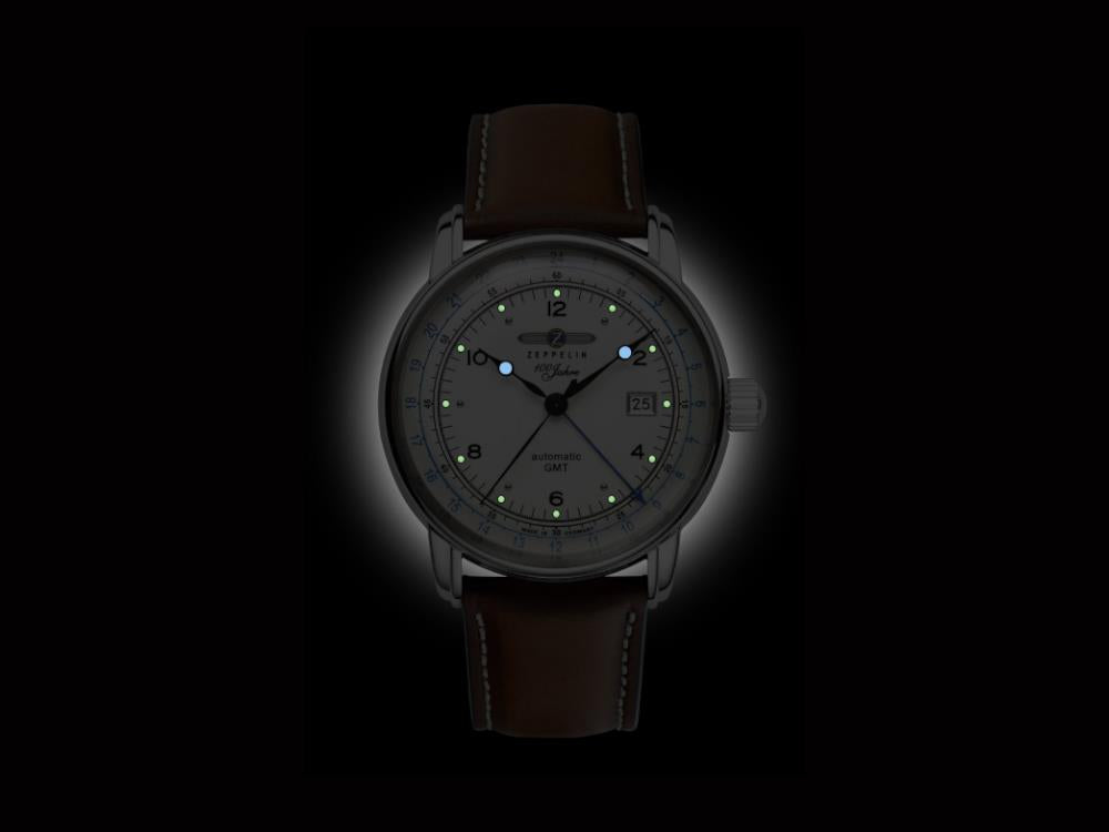 Zeppelin 100 Years Zeppelin Ed. 1 Automatic Watch, 42 mm, Day, 8666-1