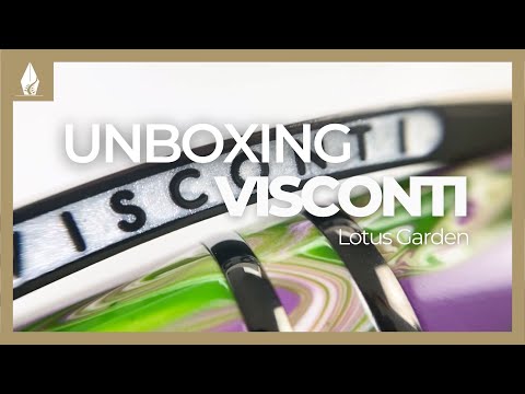 Visconti HS Lotus Garden Fountain Pen, Limited Edition, KP15-28-FP