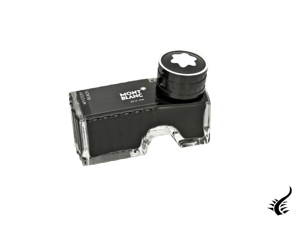 Montblanc Mystery Black Ink Bottle, Black, 60ml., Crystal, 128184