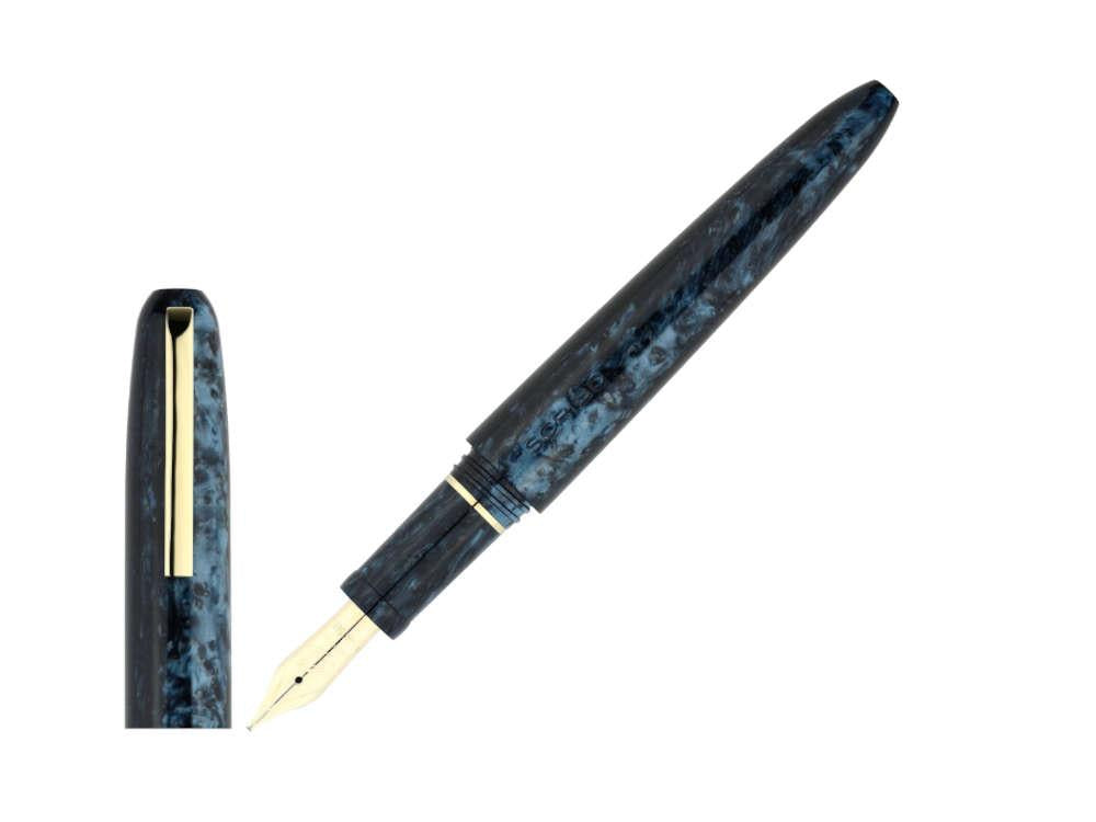 Scribo Piuma Agata Fountain Pen, 14K, Limited Edition, PIUFP13YG1403