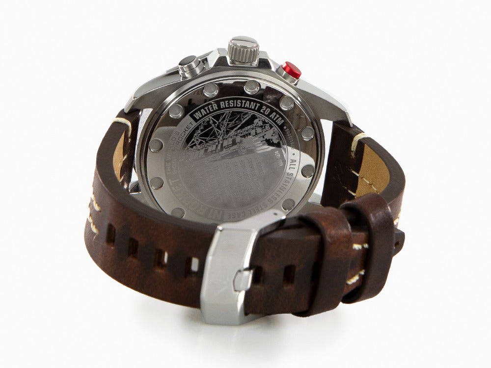 Vostok Europe Rocket N-1 Quartz Watch, Black, 46 mm, Chronograph, 6S21-225A618
