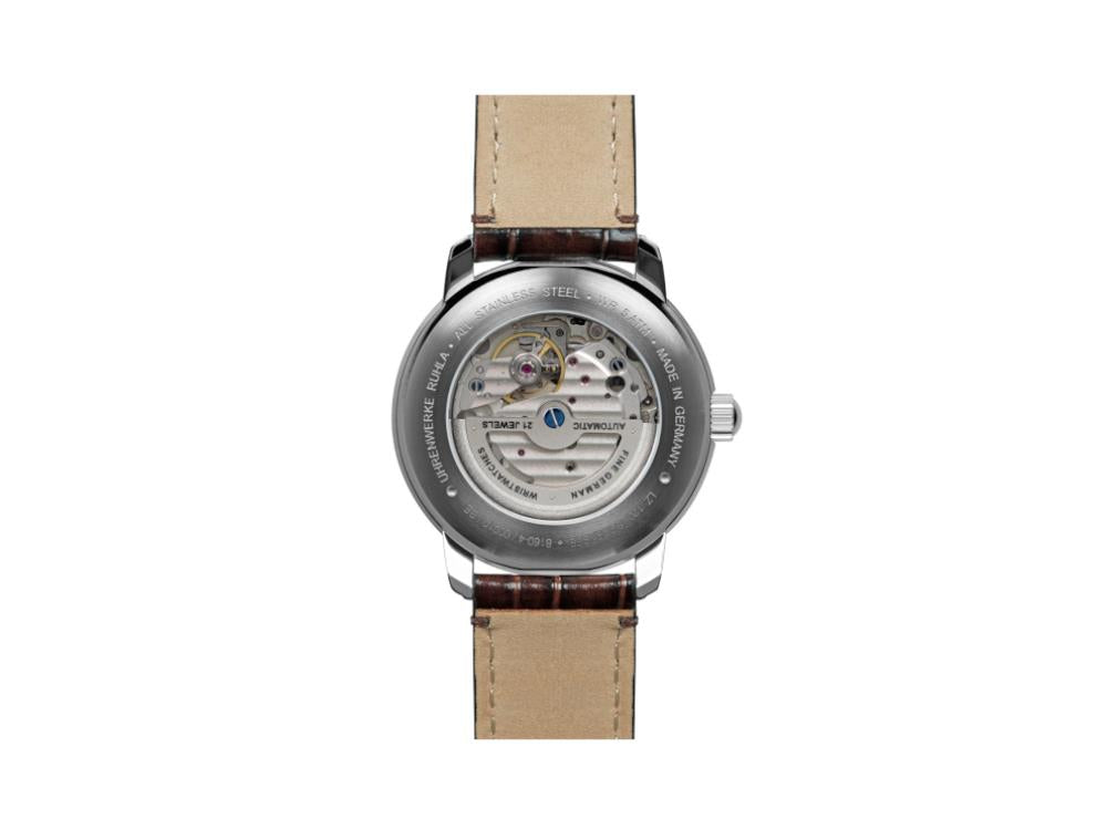 Zeppelin LZ 120 Bodensee Automatic Watch, Green, 40cm, Leather strap, 8160-4