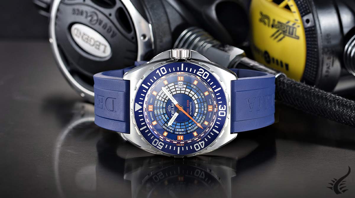 The bezel of the watch