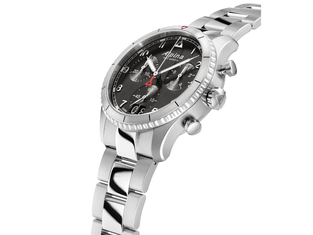 Alpina Startimer Pilot Chronograph Big Date Quartz Watch, 41 mm, AL-372BW4S26B
