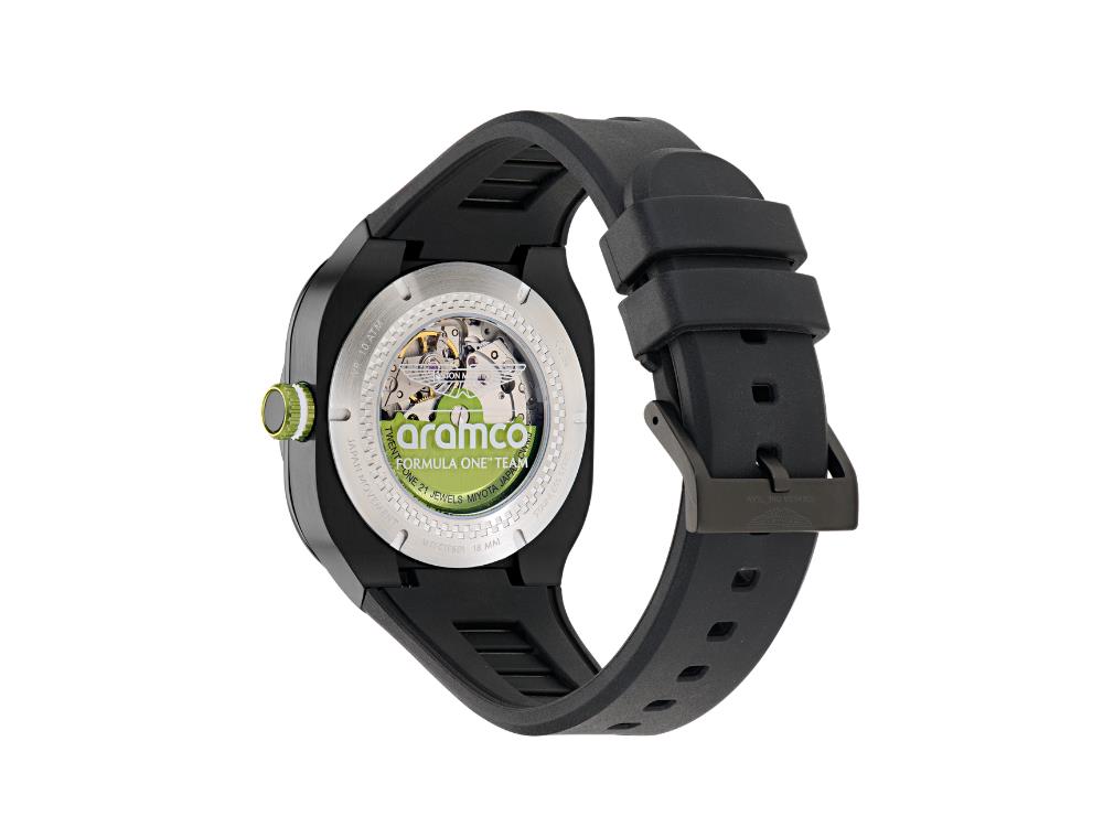 Aston Martin F1 Team CMB Automatic Watch, Black, 42 mm, MTFC1F601