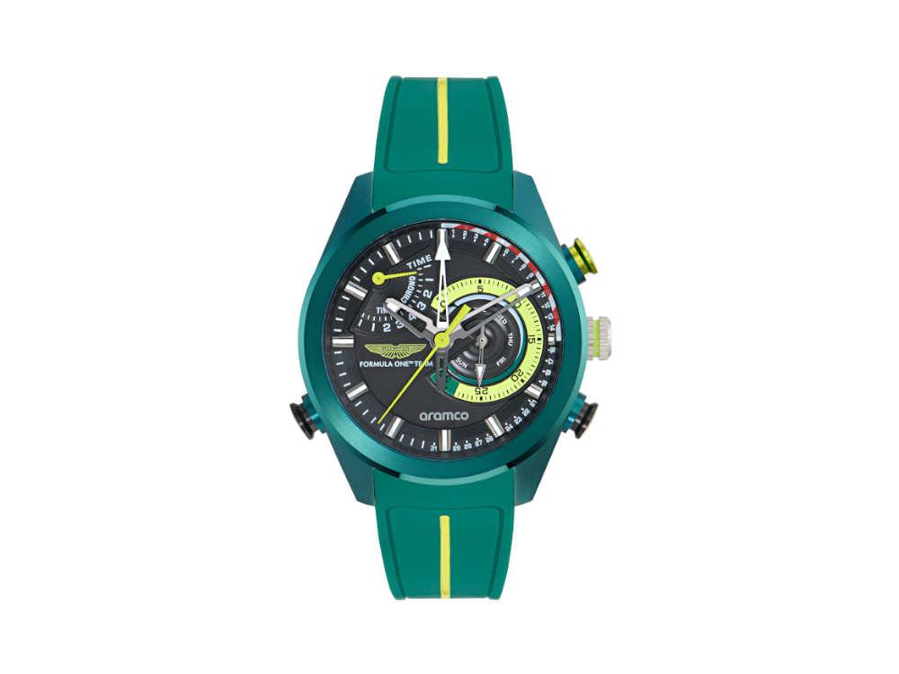 Aston Martin F1 Team KRS Quartz Watch, Black, 44 mm, Chronograph, MTFR1F602
