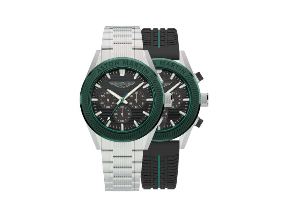 Aston Martin Icon BST Quartz Watch, Black, 45 mm, Chronograph, MTIB1F501