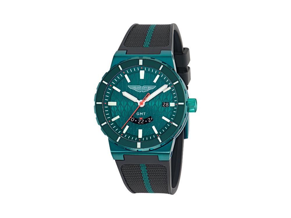 Aston Martin Icon MNF GMT Automatic Watch, Green, 41 mm, MTIM1F605