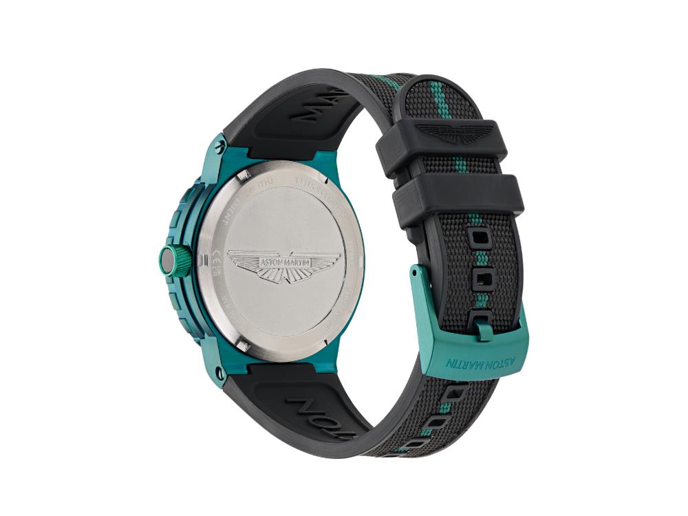 Aston Martin Icon MNF GMT Automatic Watch, Green, 41 mm, MTIM1F605