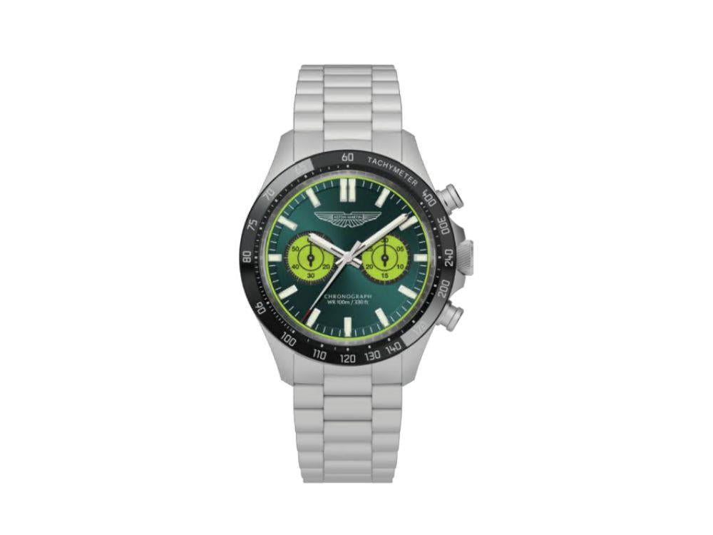 Aston Martin Icon SPT Chrono Quartz Watch, Green, 44 mm, MTIS1F502