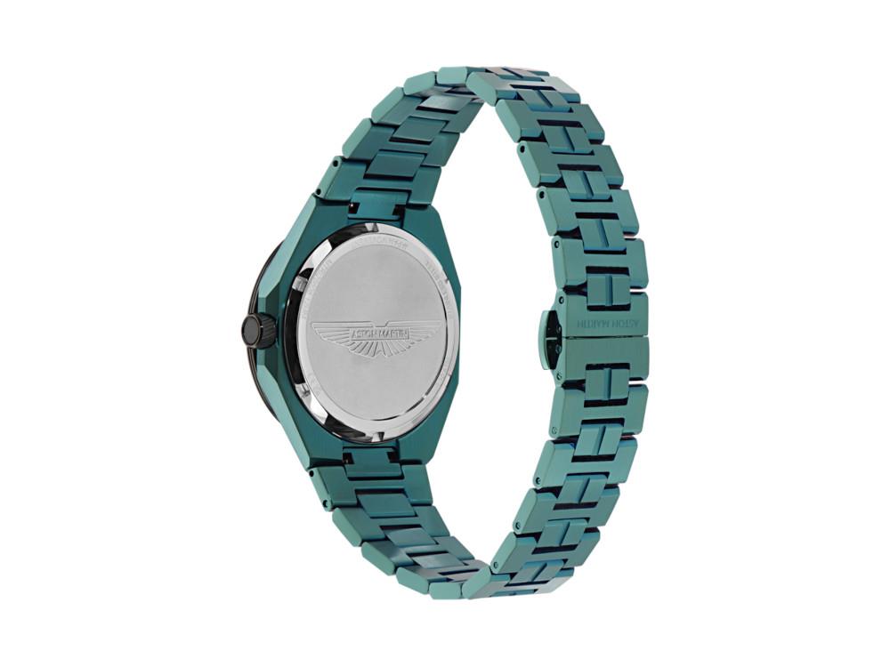 Aston Martin Thrill TKS Quartz Watch, Recycled Steel, Black, 42 mm, MTRI2S606