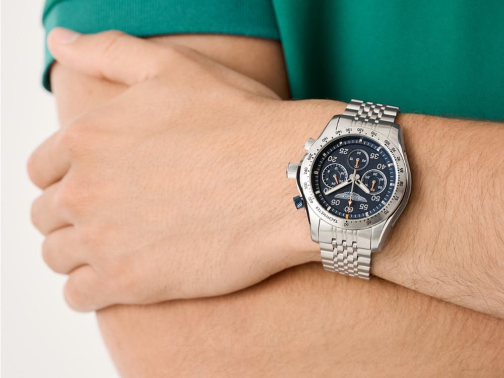 Aston Martin Thrill Quartz Watch,  Blue, 42 mm, Chronograph, MTRS1F503