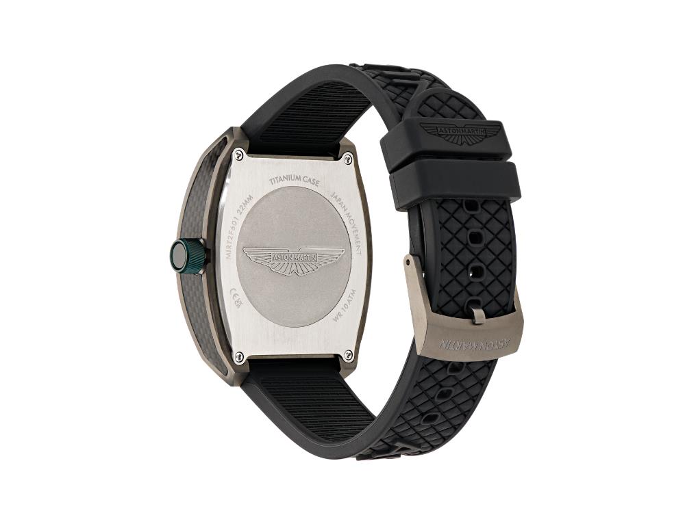 Aston Martin Thrill TRG Quartz Watch, Titanium, Black, 41 mm, MTRT2F601