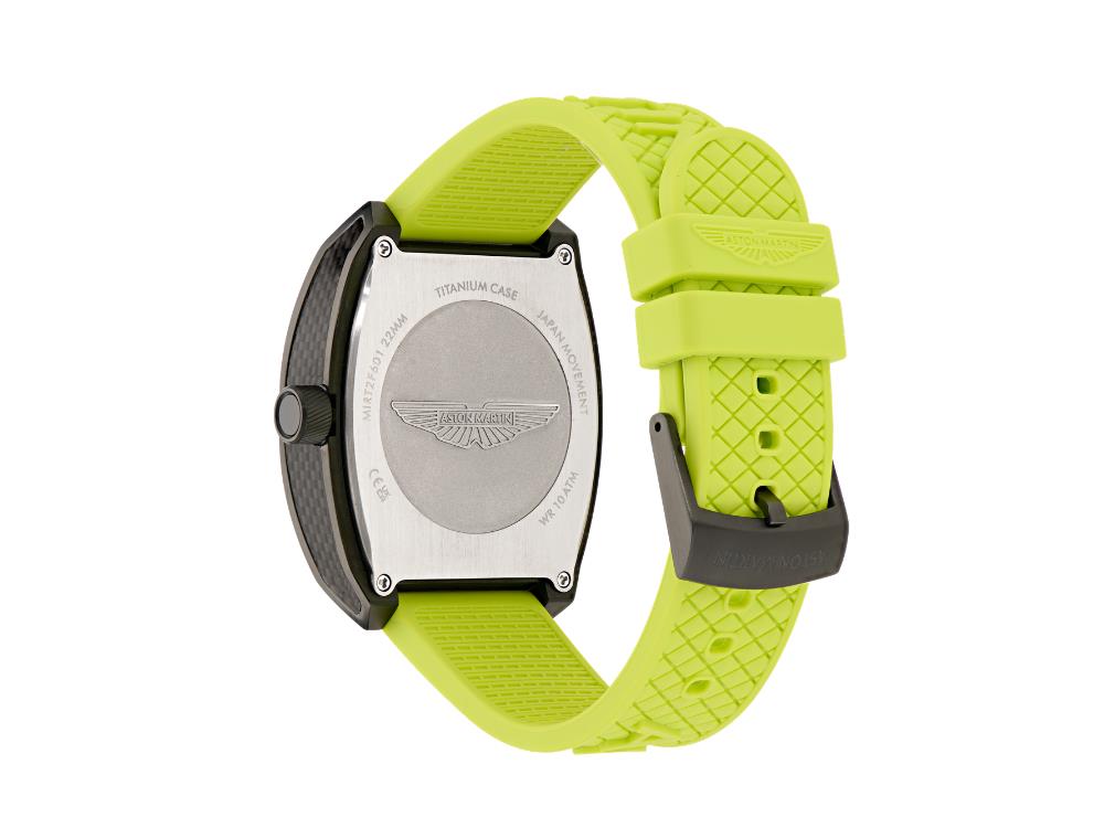 Aston Martin Thrill TRG Quartz Watch, Titanium, Black, 41 mm, MTRT2F603