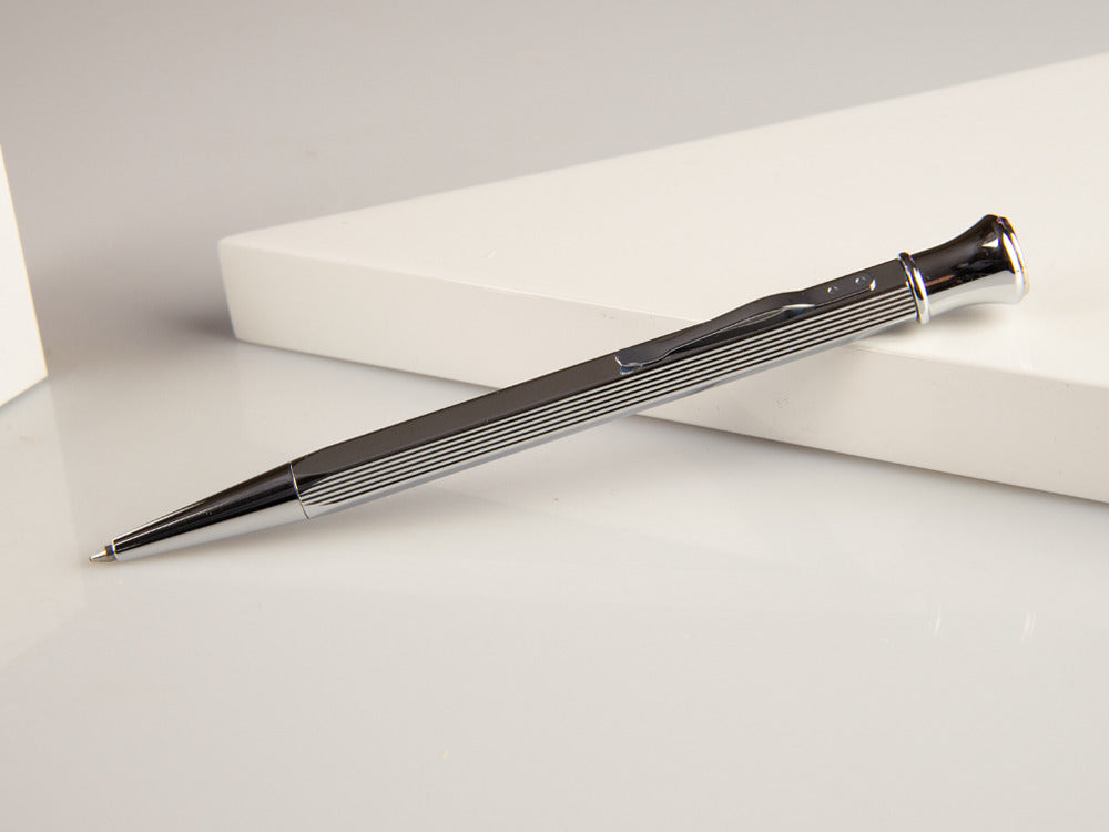Aurora Ballpoint Pen Permanento - Shiny Chrome Body - 232A