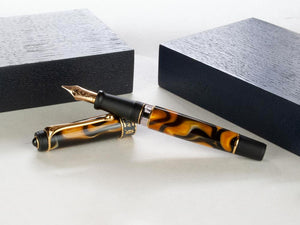 Aurora Afrika Fountain Pen, Limited Edition, Marbled resin, Gold trims