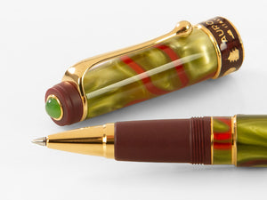 Aurora Asia Rollerball Pen, Limited Edition, Marbled resin, Gold trims, 535