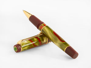 Aurora Asia Rollerball Pen, Limited Edition, Marbled resin, Gold trims, 535