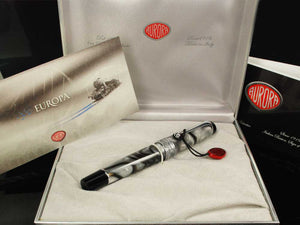 Aurora Europa Rollerball pen, Limited Edition, Marbled resin, Chrome trims, 542