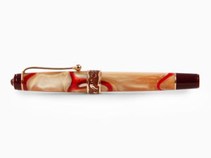 Aurora Oceania Rollerball pen, Limited Edition, Marbled resin, Rose Gold trims