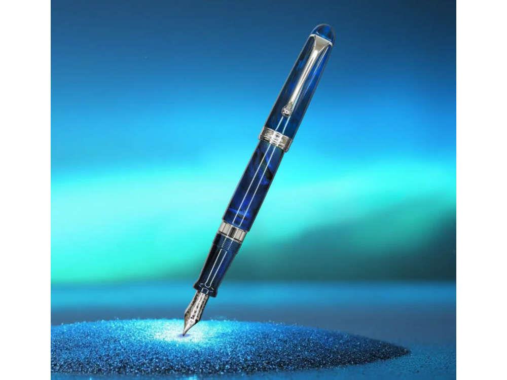 Aurora 88 Boreale Fountain Pen, Blue, Limited Edition, 888-AUB