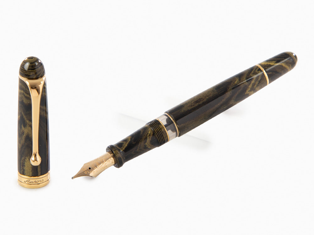 Aurora 88 Ebonite Gialla Fountain Pen, Yellow, Limited Edition, 888-DEY