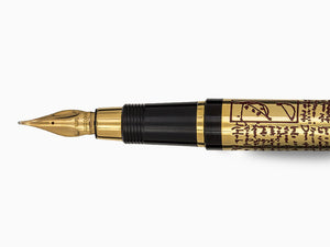 Aurora Leonardo Da Vinci Limited Edition Fountain Pen, Gold, 18k Gold