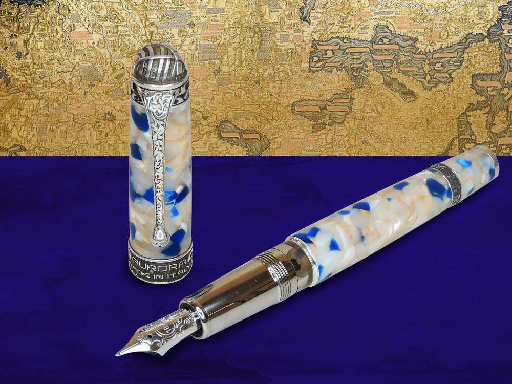 Aurora Mappe Antiche Fra Mauro Fountain Pen, Limited Edition, 946-RV
