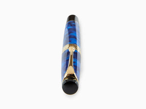 Aurora Optima Fountain Pen, Auroloide, Blue, Gold plated, 996B