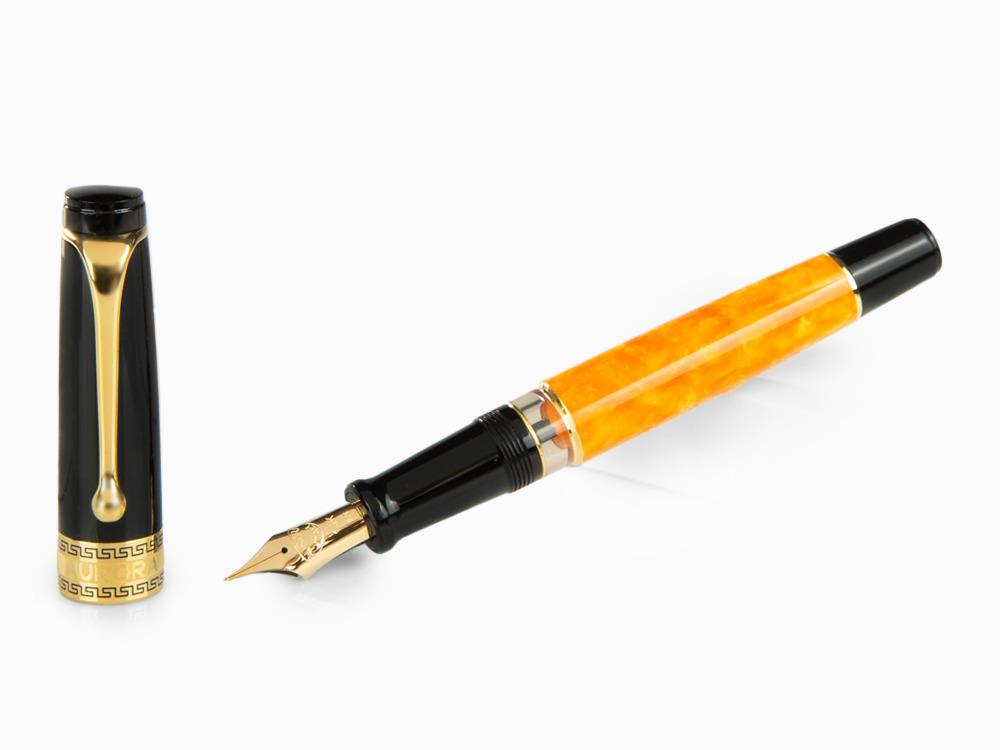 Aurora Optima O' Sole Mio Fountain Pen, Auroloide, Gold, 997-NAO