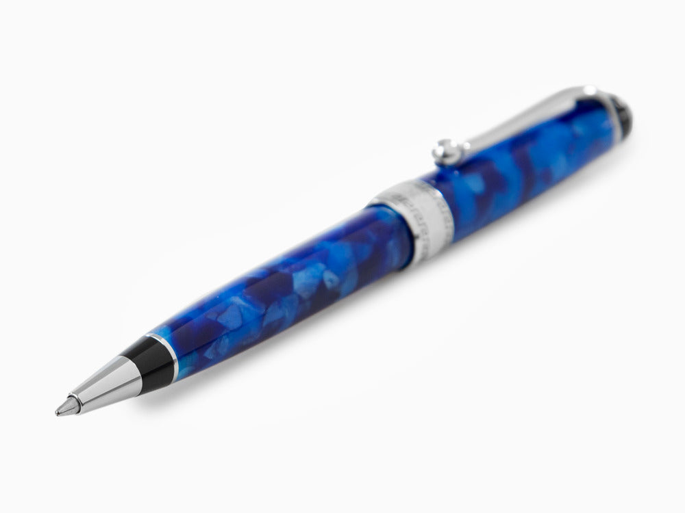 Aurora Optima Ballpoint pen, Auroloide, Blue, Chrome Trim, 998-CBA