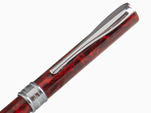 Aurora Fountain Pen Magellano - Burgundy Lacquered & Chrome - A18CX