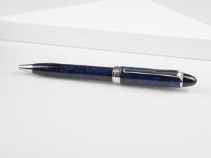 Aurora Ipsilon Blue Night Ballpoint pen, Lacquer, Chrome Trim, Blue, B33-CB