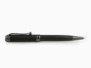 Aurora Talentum Full Metal Black Ballpoint pen, Resin, Black, Ruthenium, D30-RN