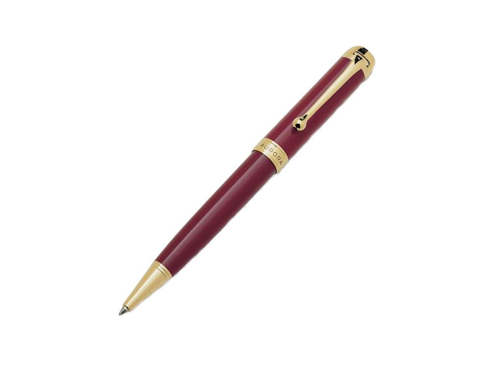 Aurora Talentum Ballpoint pen, Resin, Burgundy, PVD Gold Trims, D32X