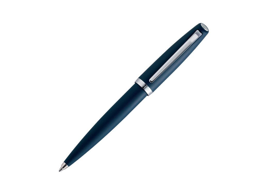 Aurora Style Ballpoint pen, Resin, Chrome trim, Navy Blue, E40-B