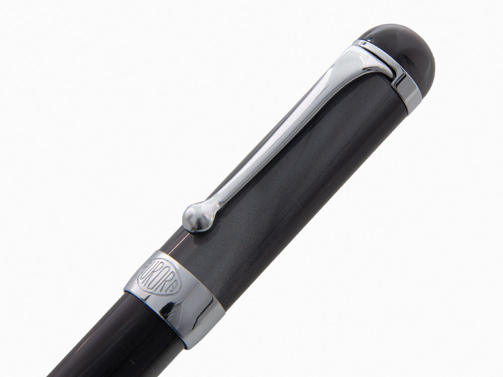 Aurora Alpha Ballpoint pen, Resin, Chrome Trim, Black, H31CN