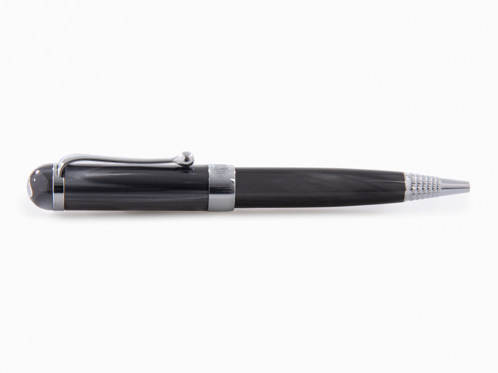 Aurora Alpha Ballpoint pen, Resin, Chrome Trim, Black, H31CN