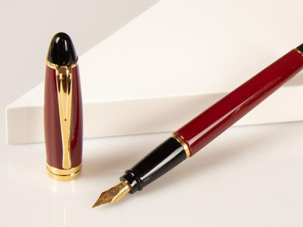 Aurora Ipsilon Fountain Pen, Resin, Gold trim, b11x